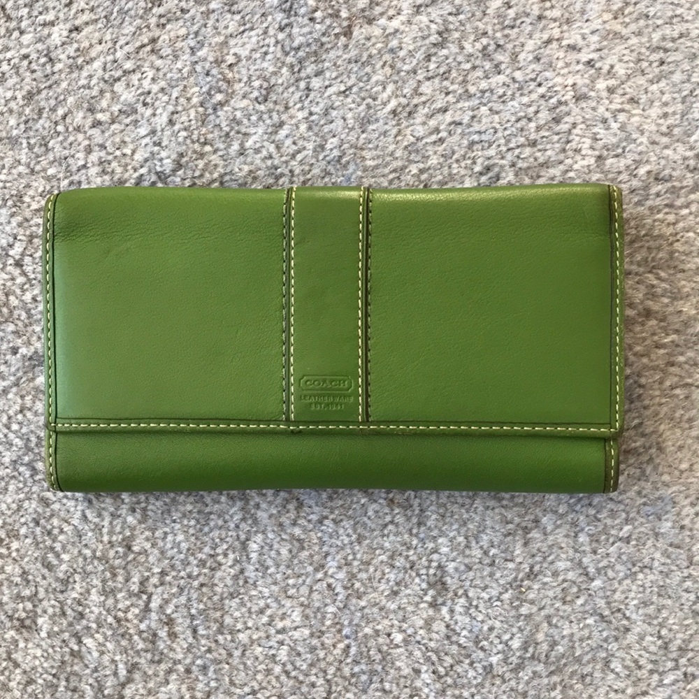 Coach trifold wallet
